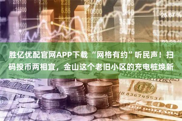 胜亿优配官网APP下载 “网格有约”听民声！扫码投币两相宜，金山这个老旧小区的充电桩焕新